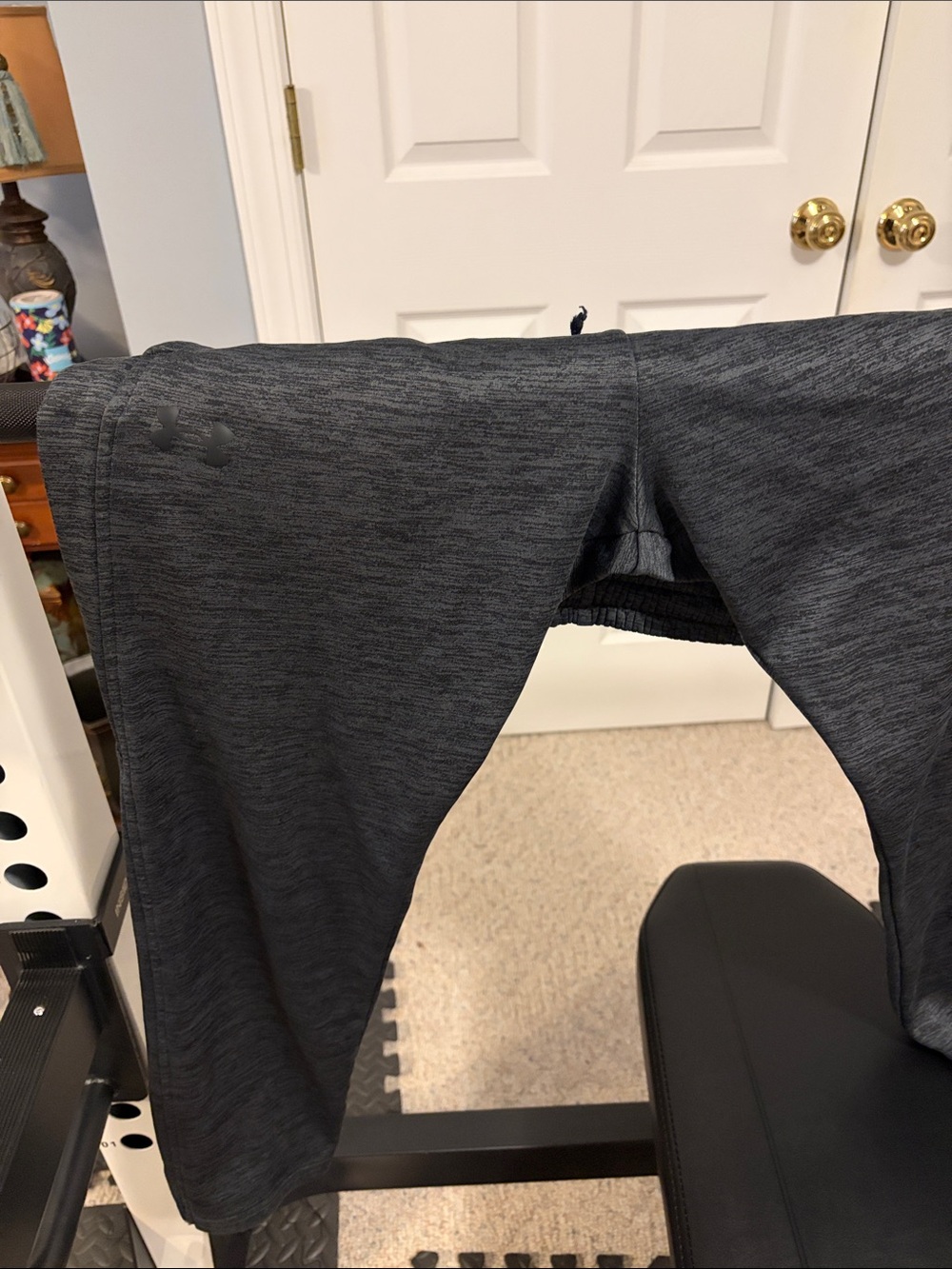 Under Armour Kids Dark Gray Heather Jogger Sweatpants